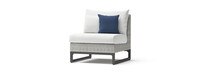 Milo™ Gray 6 Piece Fire Sectional - Bliss Ink