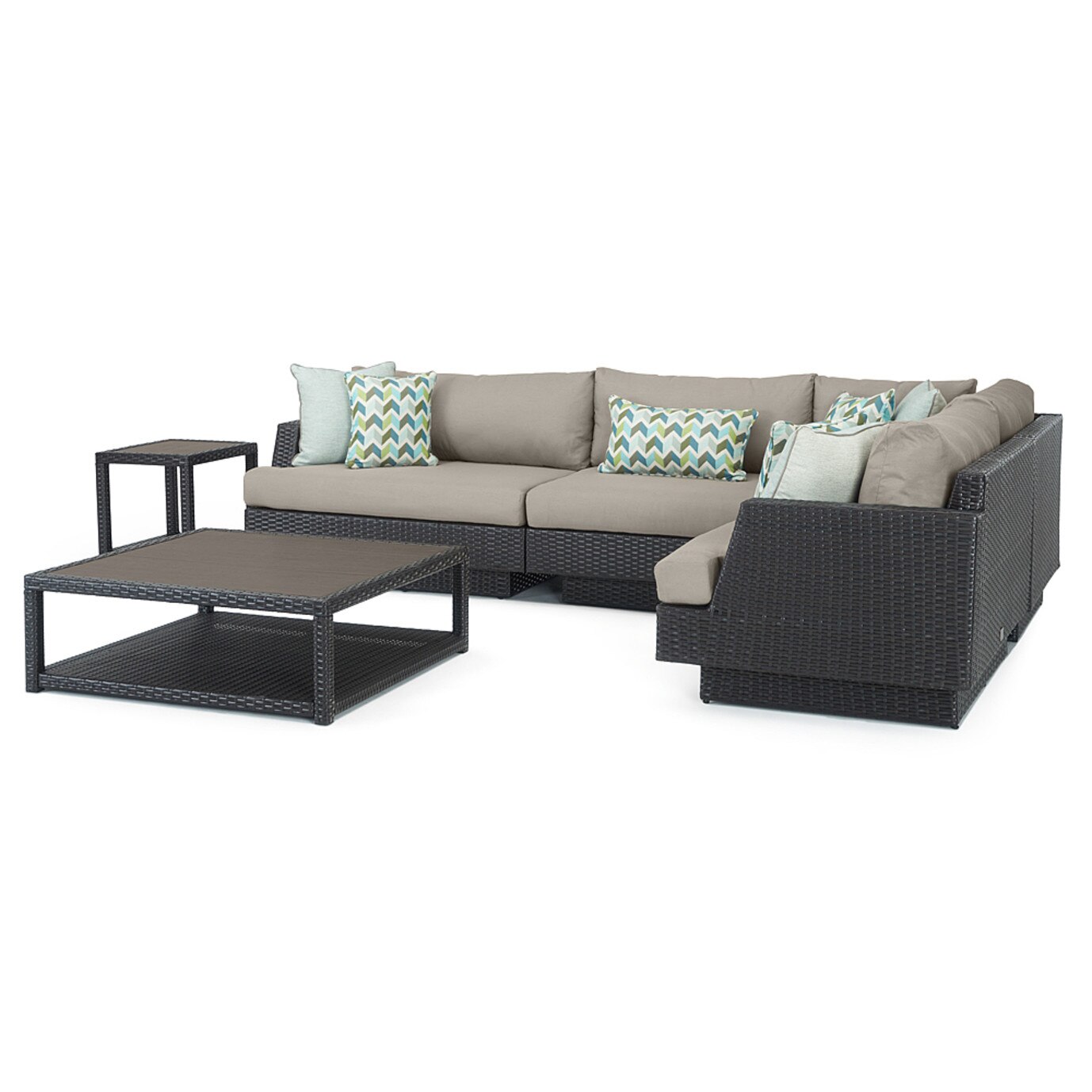 Portofino® Comfort 6 Piece Wood Sectional Seating