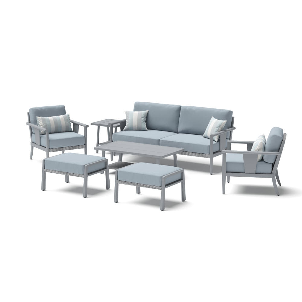Bernati™ 7 Piece Sunbrella® Outdoor Seating Set - Gray