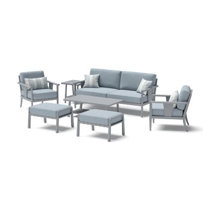 Bernati™ 7 Piece Sunbrella® Outdoor Seating Set - Gray