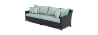 Deco™ 8 Piece Sunsharp® Outdoor Sofa & Club Chair Set - Bliss Blue
