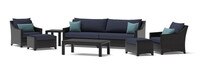 Deco™ 8 Piece Outdoor Sofa & Club Chair Set - Olefin Blue