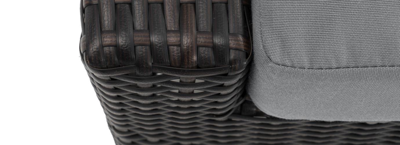 Deco™ 8 Piece Sunbrella® Outdoor Sofa & Club Chair Set - Charcoal Gray