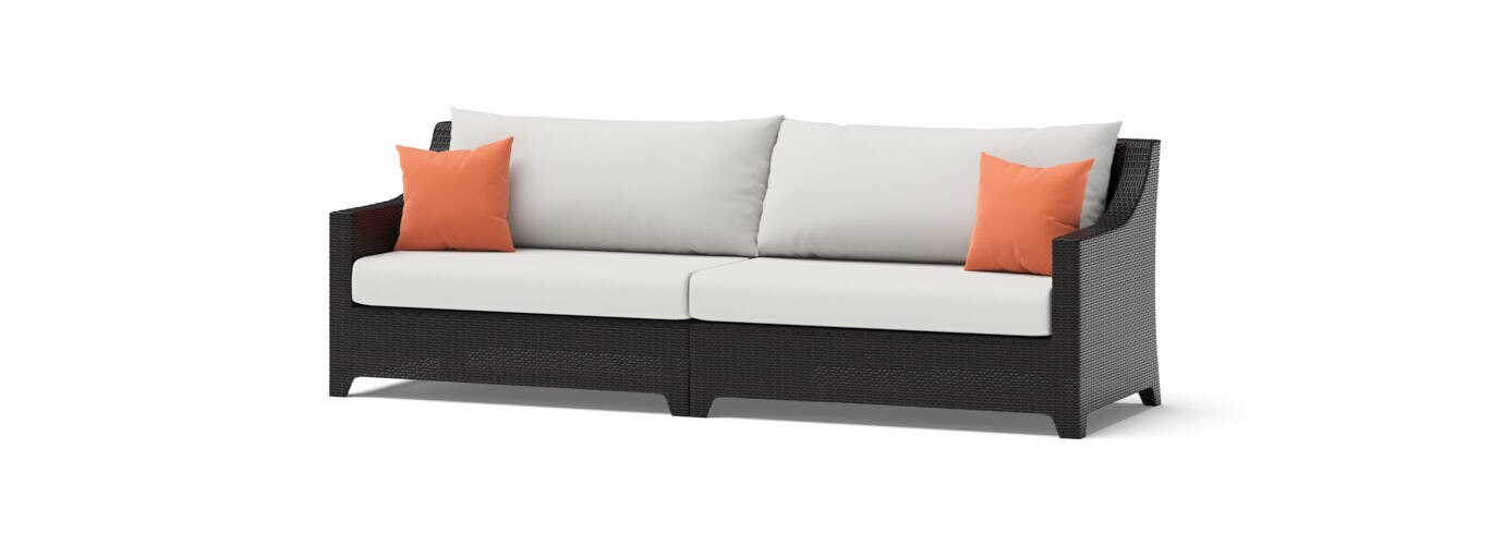 Deco™ 8 Piece Sunbrella® Outdoor Sofa & Club Chair Set - Cast Coral