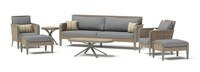 Grantina™ 7 Piece Sofa & Club Chair Set - Charcoal Gray