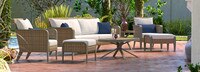 Grantina™ 7 Piece Sofa & Club Chair Set - Charcoal Gray