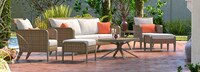 Grantina™ 7 Piece Sofa & Club Chair Set - Charcoal Gray