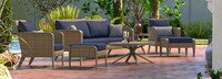 Grantina™ 7 Piece Sofa & Club Chair Set - Charcoal Gray