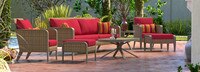 Grantina™ 7 Piece Sofa & Club Chair Set - Charcoal Gray