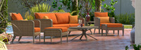 Grantina™ 7 Piece Sofa & Club Chair Set - Sunset Red
