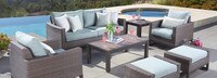 Milea™ 7 Piece Sunbrella® Outdoor Seating Set - Mist Blue