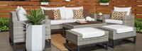 Milo™ Gray 7 Piece Deep Seating Set - Moroccan Cream