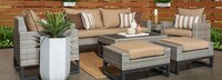 Milo™ Gray 7 Piece Deep Seating Set -Maxim Beige