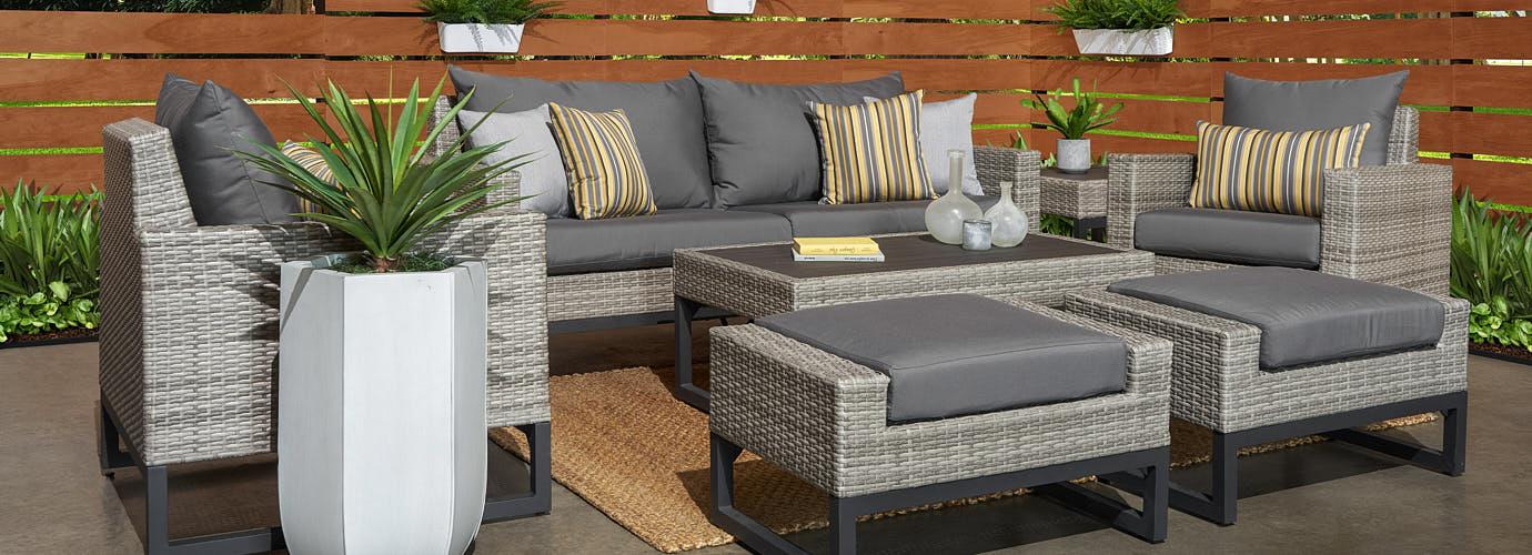 Milo 7 Piece Deep Seating Set - Thumbnail 2