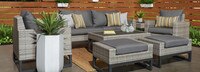 Milo™ Gray 7 Piece Deep Seating Set -Maxim Beige