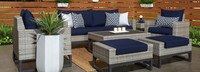 Milo™ Gray 7 Piece Deep Seating Set -Maxim Beige