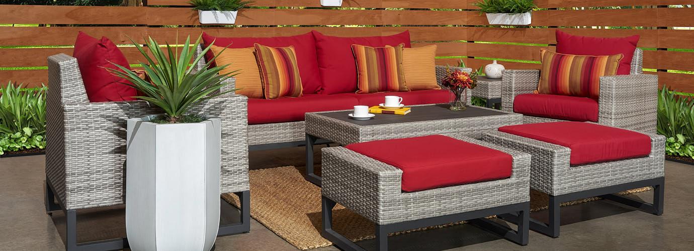 Milo 7 Piece Deep Seating Set - Thumbnail 4