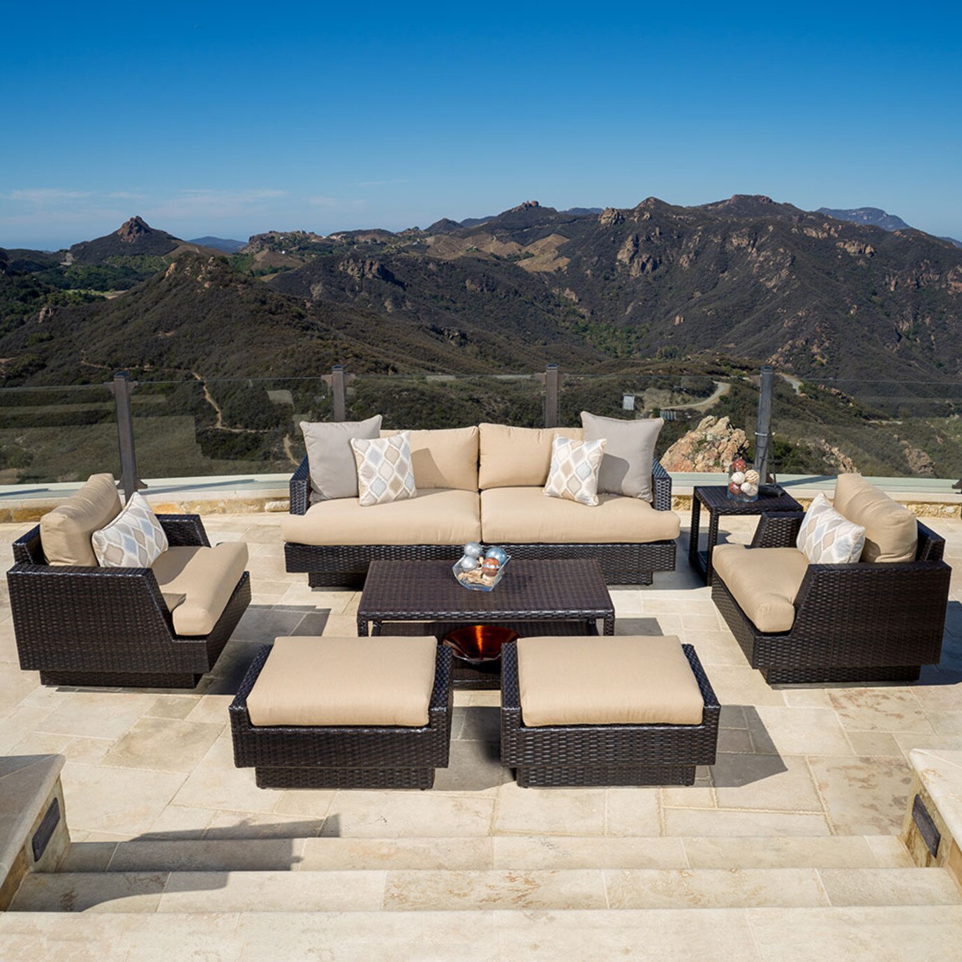 Shae Designs Patio Furniture added to cart justina blakeney shae accent chair Portofino Comfort 7pc Deep Seating Set With Furniture Covers Heather Beige Shae Designs Patio Furniture 425 mass apartments Portofino Comfort 7pc Deep Seating Set With Furniture Covers Heather Beige