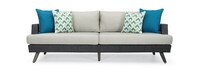 Portofino® Casual 7 Piece Sunbrella® Outdoor Seating Set - Dove Gray