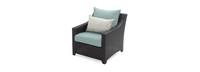 Deco™ 8 Piece Sunbrella® Outdoor Sofa & Club Chair Set - Spa Blue