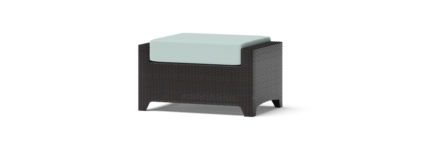 Deco™ 8 Piece Sunbrella® Outdoor Sofa & Club Chair Set - Spa Blue