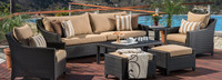 Deco™ 8 Piece Sofa and Club Chair Set - Tikka Orange