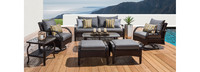 Barcelo™ 7 Piece Sunbrella® Outdoor Motion Club Seating Set - Maxim Beige