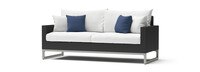 Milo™ Espresso 7 Piece Sunbrella® Outdoor Motion Deep Seating Set - Bliss Ink