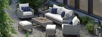 Milo™ Gray 7 Piece Motion Deep Seating Set - Centered Ink
