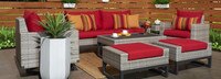 Milo™ Gray 7 Piece Motion Deep Seating Set - Maxim Beige