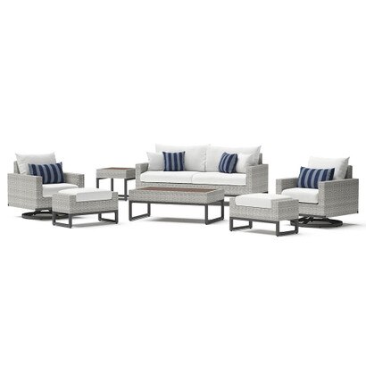 Milo™ Gray 7 Piece Motion Deep Seating Set