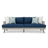 Portofino® Casual 7 Piece Sunbrella® Outdoor Motion Seating Set - Laguna Blue