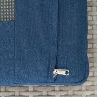 Portofino® Casual 7 Piece Sunbrella® Outdoor Motion Seating Set - Laguna Blue
