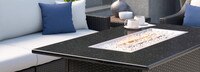 Deco 8 Piece Sunbrella® Outdoor Motion Fire Set - Bliss Ink