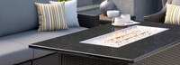 Deco 8 Piece Sunbrella® Outdoor Motion Fire Set - Charcoal Gray