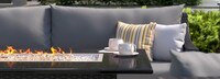 Deco 8 Piece Sunbrella® Outdoor Motion Fire Set - Charcoal Gray