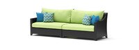 Deco™ 8 Piece Sunbrella Outdoor Motion Fire Set - Ginkgo Green
