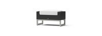 Milo™ Espresso 7 Piece Sunbrella® Outdoor Motion Fire Set - Centered Ink