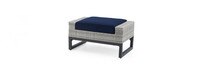 Milo™ Gray 7 Piece Sunbrella® Outdoor Motion Fire Set - Navy Blue
