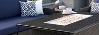 Deco 8 Piece Sunbrella® Outdoor Motion Fire Set - Navy Blue