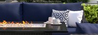 Deco 8 Piece Sunbrella® Outdoor Motion Fire Set - Navy Blue