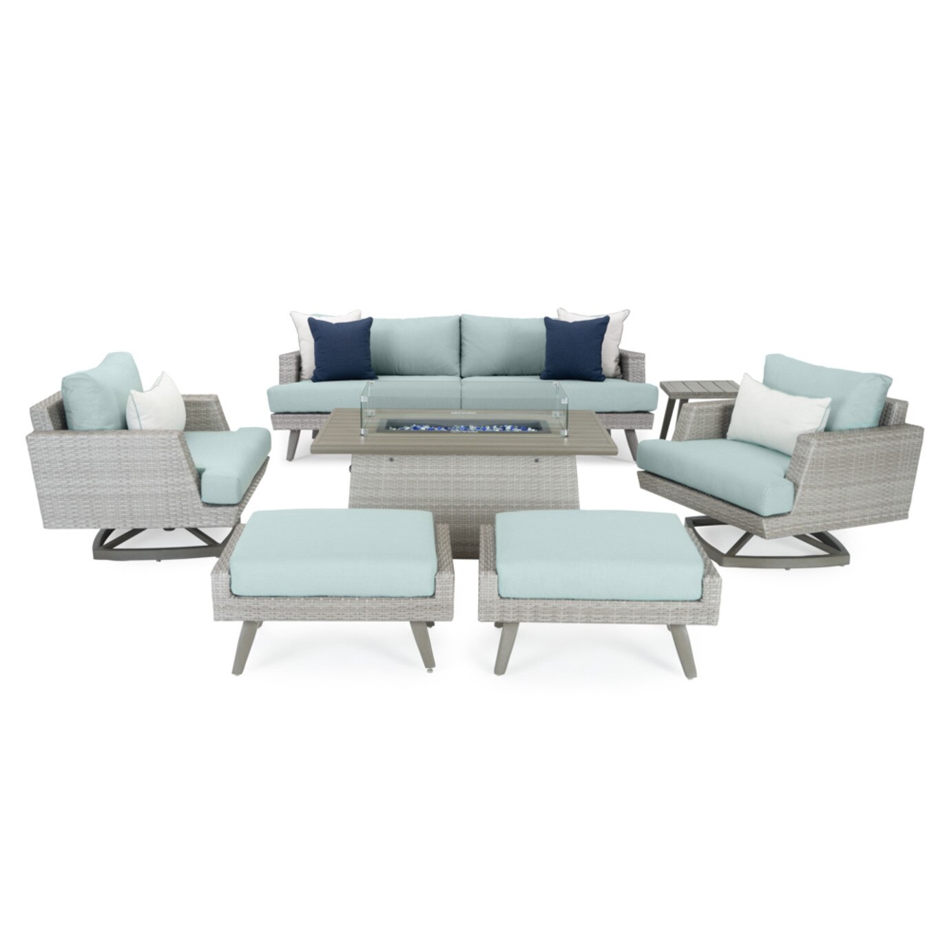 Portofino® Casual 7 Piece Motion Fire Seating Set