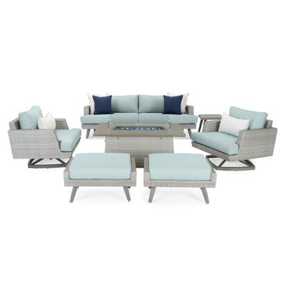 Portofino® Casual 7 Piece Motion Fire Seating Set
