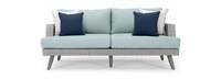 Portofino® Casual 7 Piece Sunbrella® Outdoor Motion Fire Seating Set - Spa