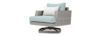 Portofino® Casual 7 Piece Sunbrella® Outdoor Motion Fire Seating Set - Spa