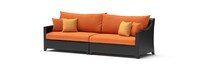 Deco™ 8 Piece Sunbrella Outdoor Motion Fire Set - Tikka Orange