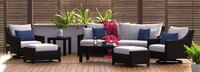 Deco™ 8 Piece Sunbrella® Outdoor Sofa & Motion Club Chair Set - Ginkgo Green