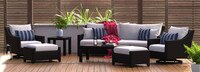 Deco™ 8 Piece Sunbrella® Outdoor Sofa & Motion Club Chair Set - Ginkgo Green