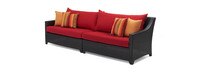 Deco™ 8 Piece Sunbrella® Outdoor Sofa & Motion Club Chair Set - Sunset Red