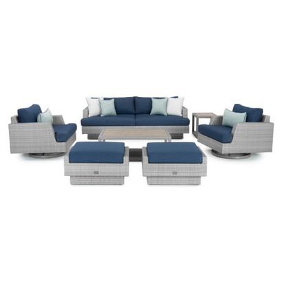 Portofino® Comfort 7 Piece Motion Wood Seating Set